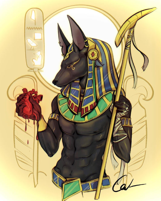 Anubis [5x7] GOLD FOIL