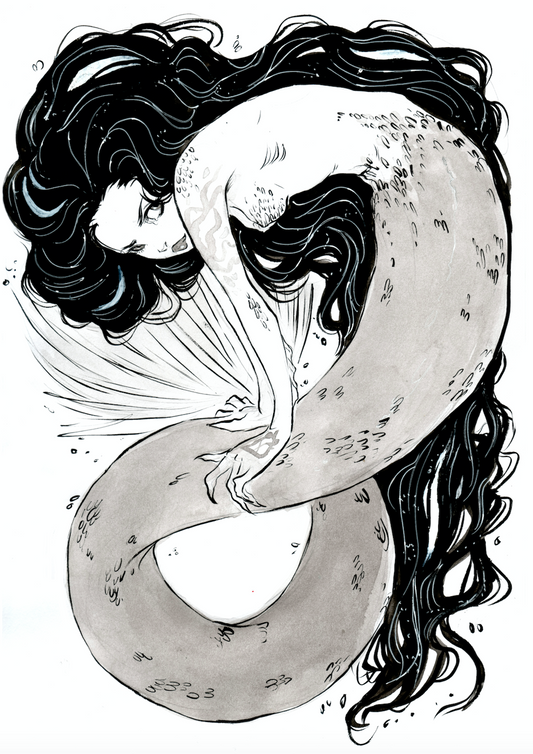 Witchtacular: Dark Mermaid [5x7]