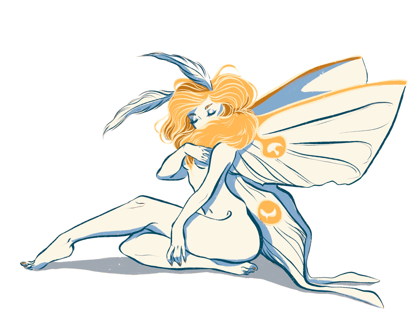 Moth Sticker